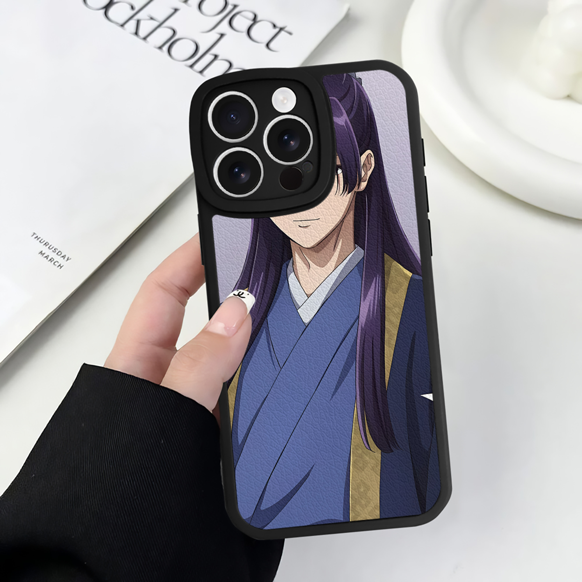 薬屋のひとりごと The Apothecary Diaries 【iPhone 16シリーズ対応】シリコンスマホケース（レザー調） 材質：シリコン